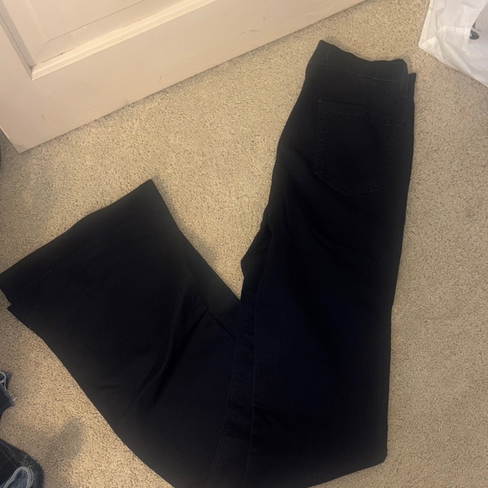 Karlie Dark Denim Flares